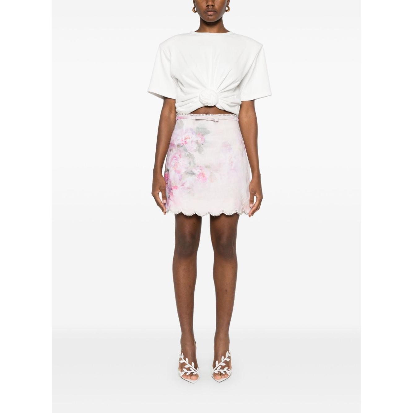 Zimmermann Skirts Pink Skirts Zimmermann White Smoke