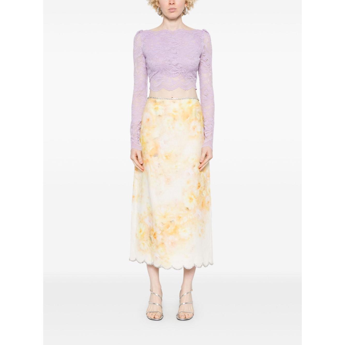 Zimmermann Skirts Yellow Skirts Zimmermann White Smoke
