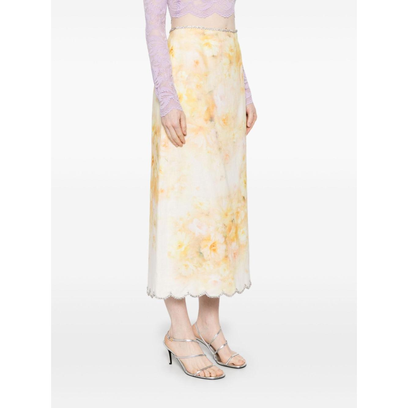 Zimmermann Skirts Yellow Skirts Zimmermann Beige