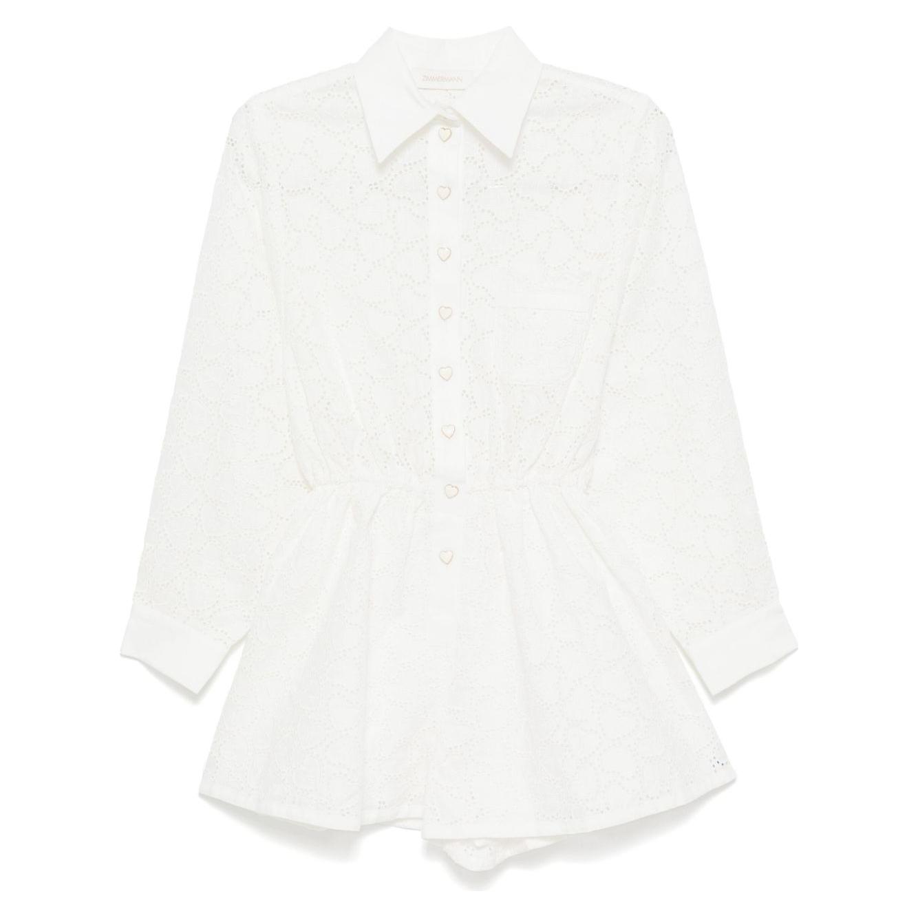 Zimmermann Dresses White Jumpsuits Zimmermann White Smoke