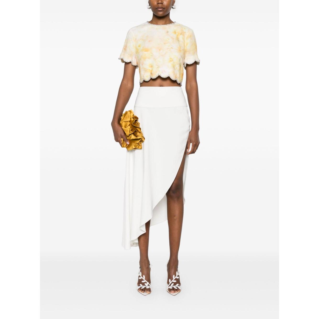 Zimmermann Top Yellow Topwear Zimmermann White Smoke