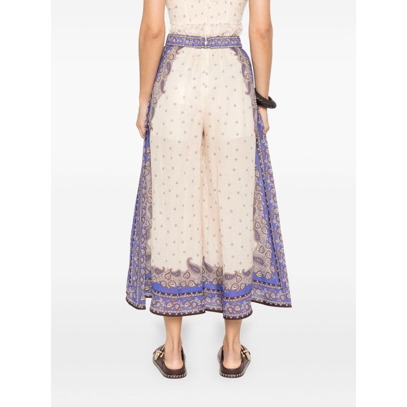 Zimmermann Trousers Purple Trousers Zimmermann Beige