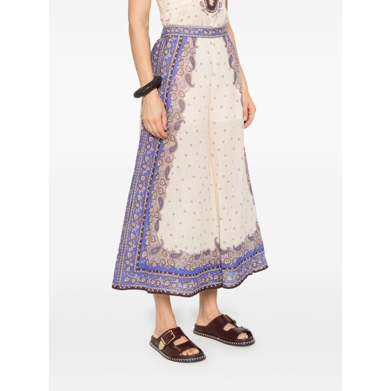 Zimmermann Trousers Purple Trousers Zimmermann Beige