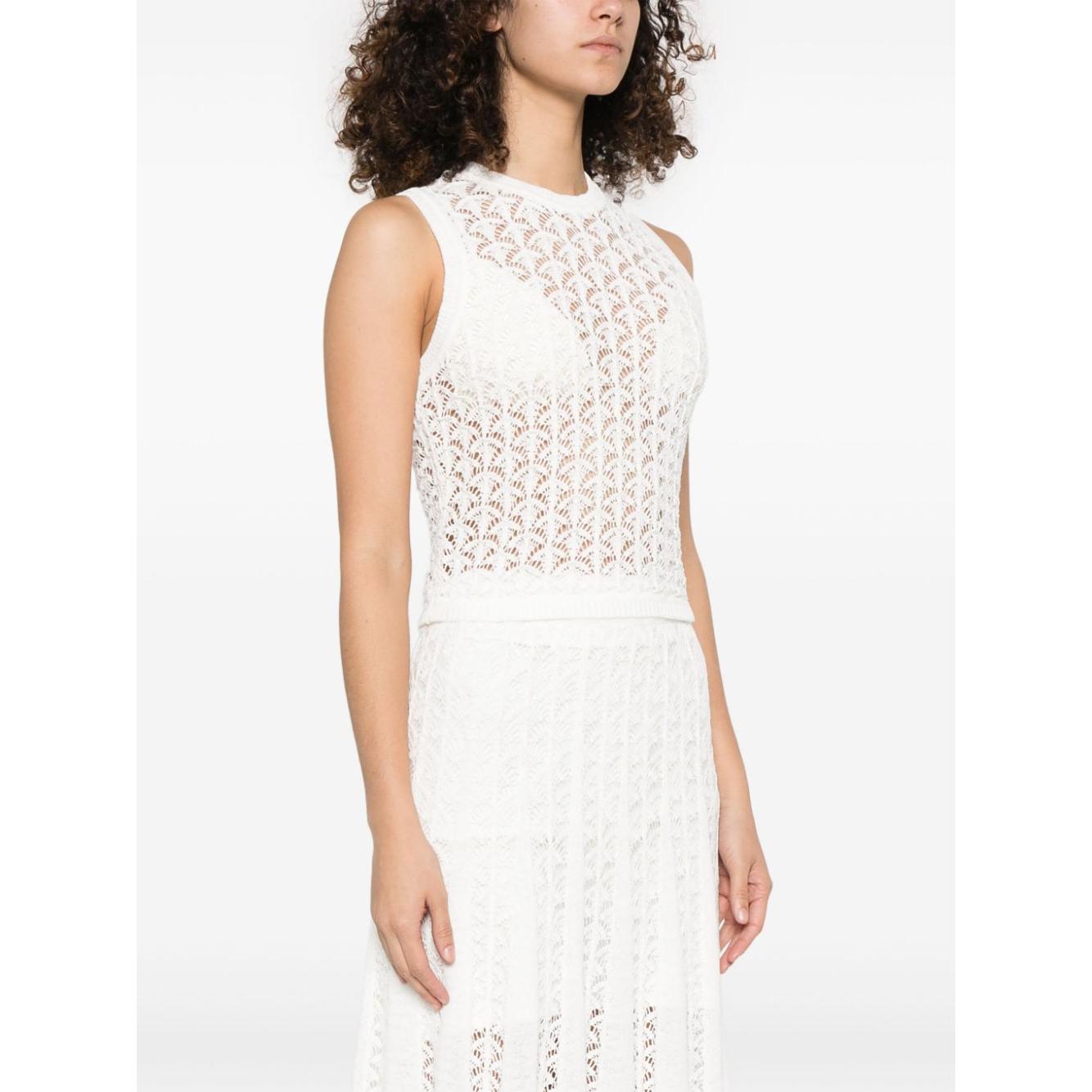 Zimmermann Top White Topwear Zimmermann White Smoke