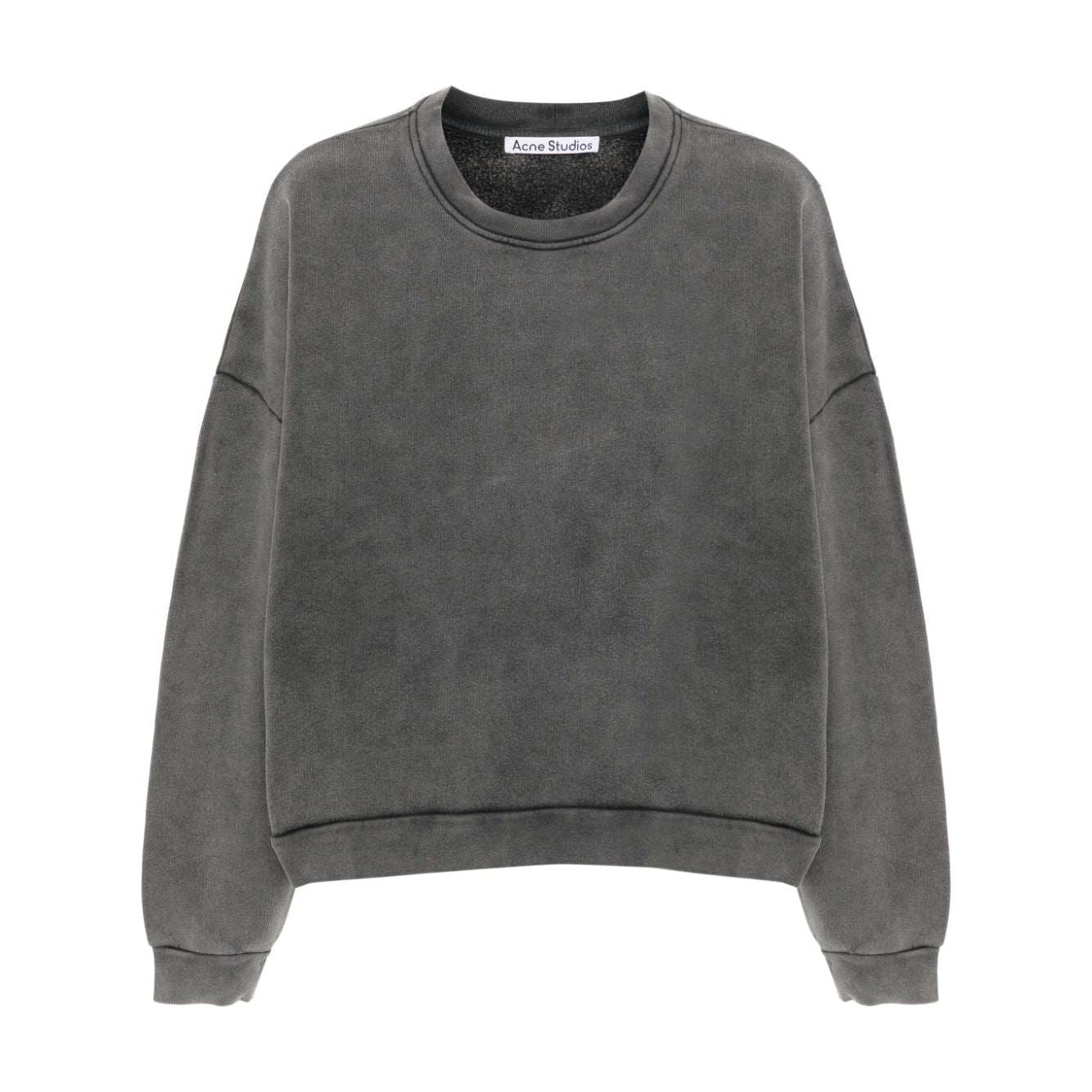 Acne Studios logo label sweatshirt Topwear Acne Studios Dim Gray