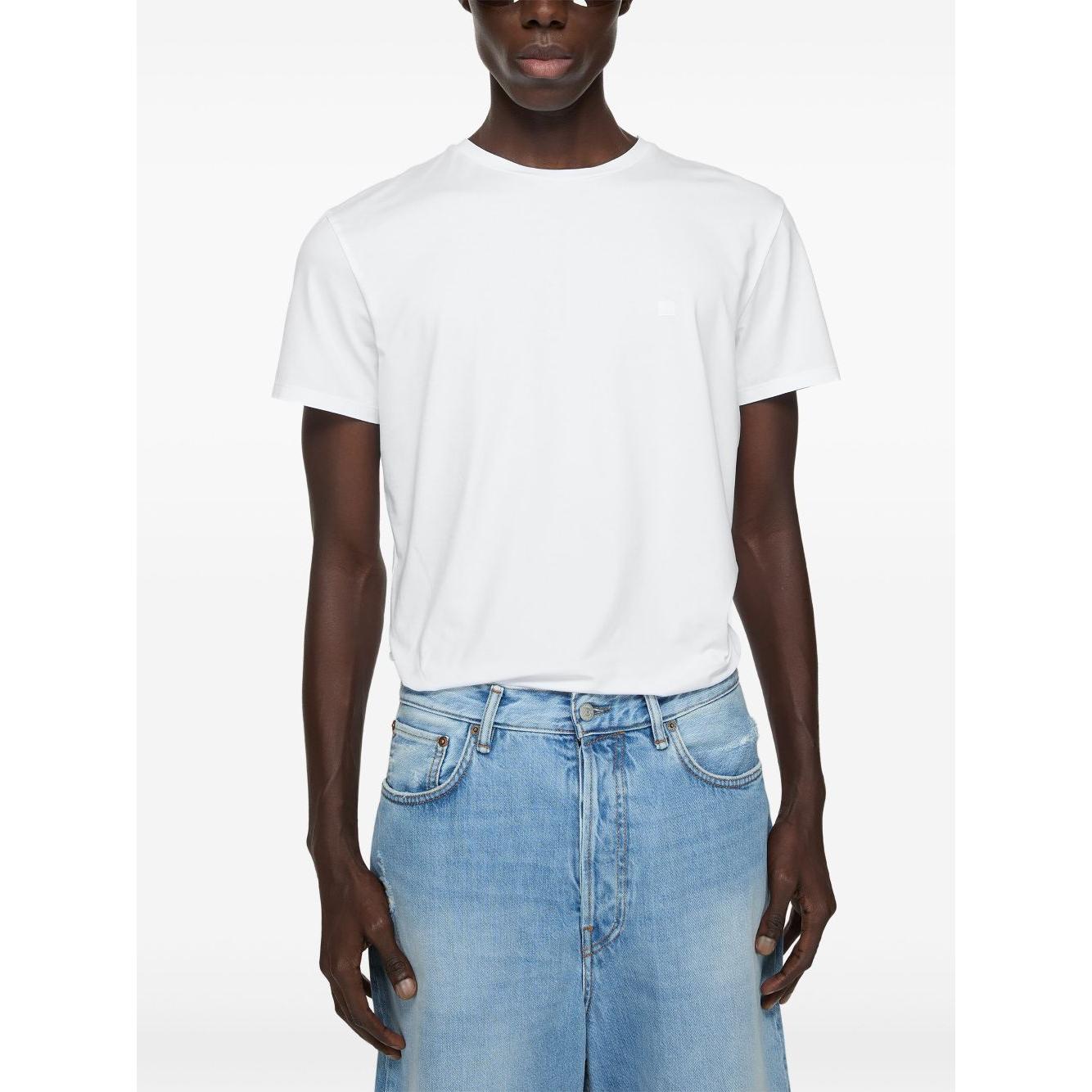 Acne T-shirt regular fit Topwear Acne Dark Slate Gray