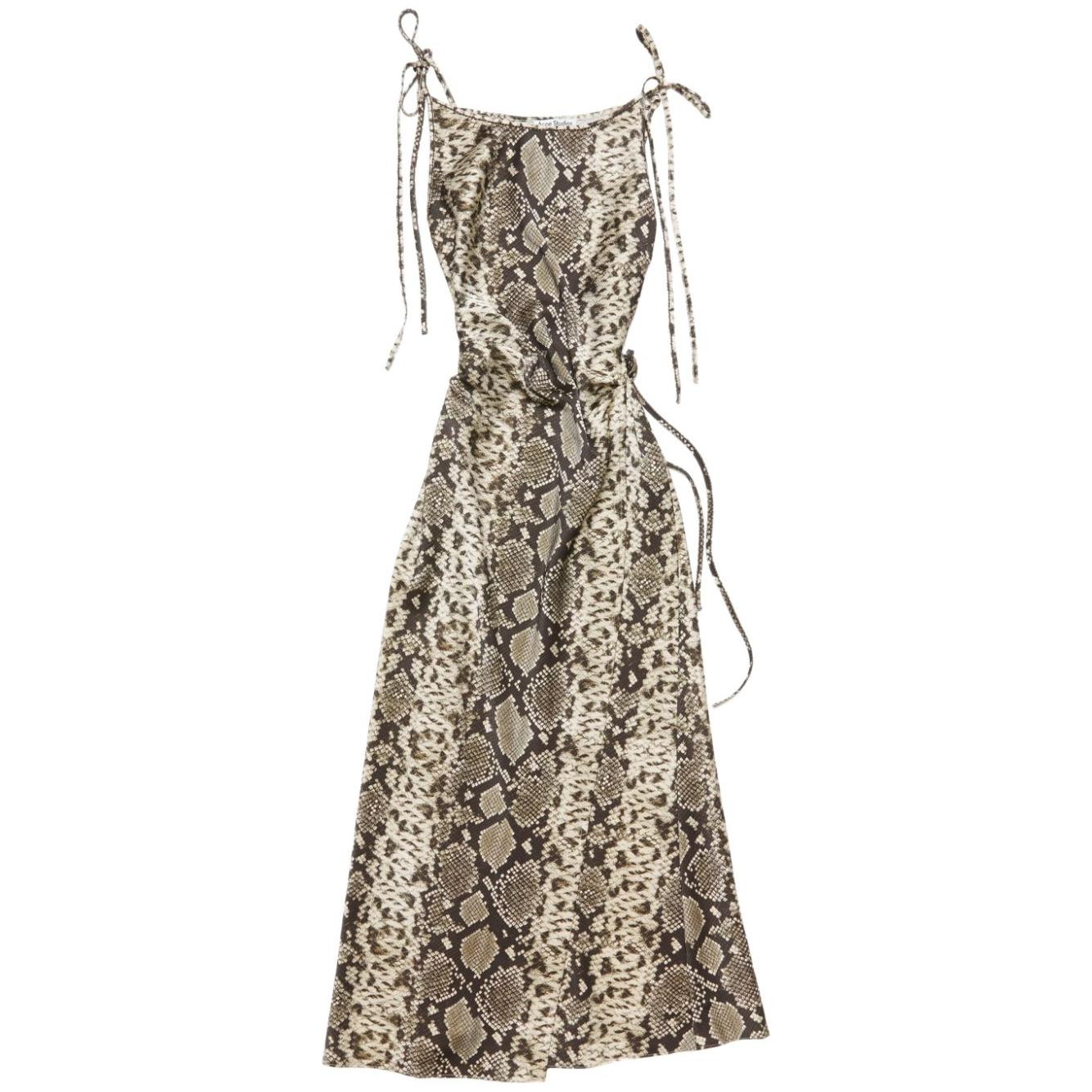 Acne Studios Satin dress Dresses Acne Studios Dim Gray