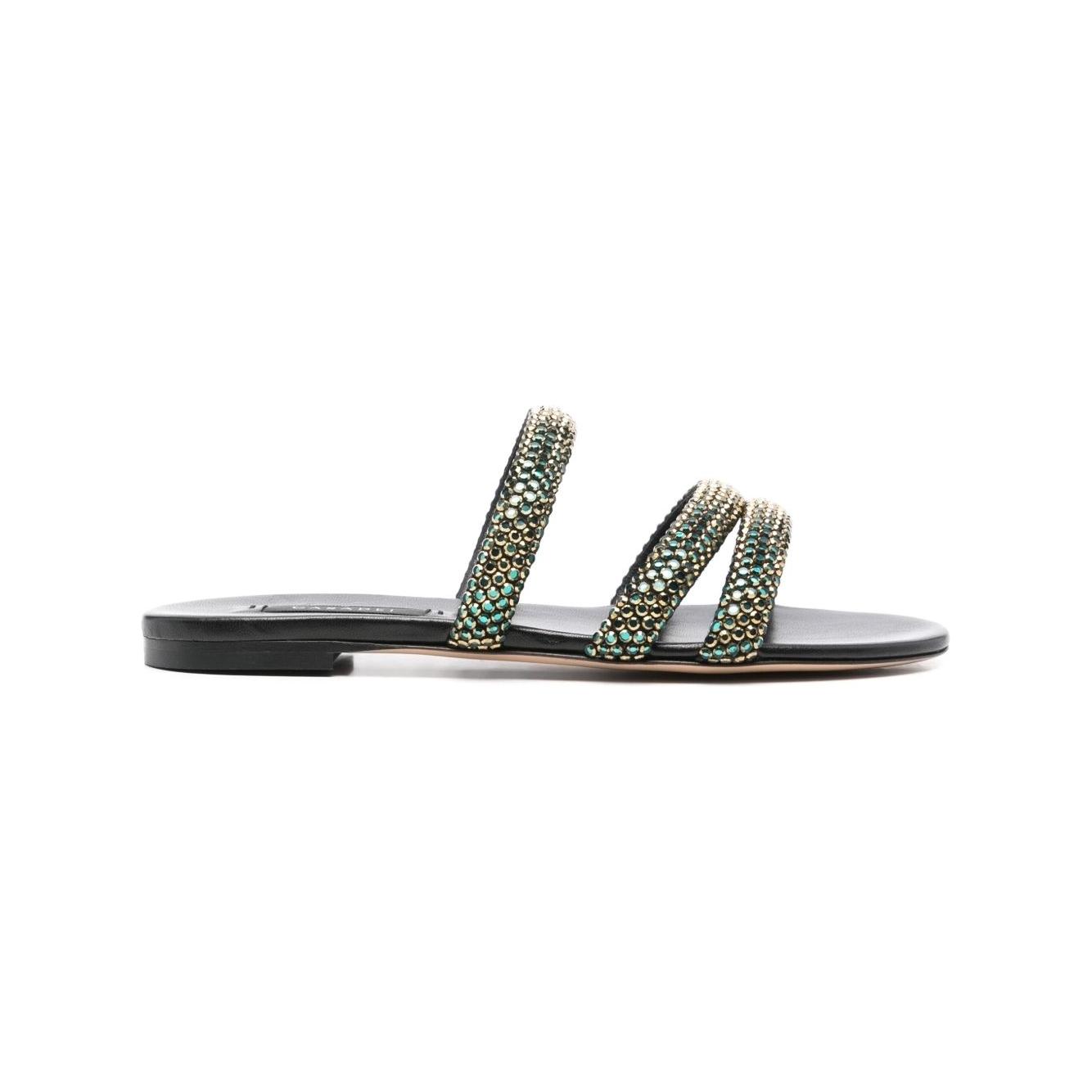 Casadei Sandals Black Sandals Casadei Dark Slate Gray