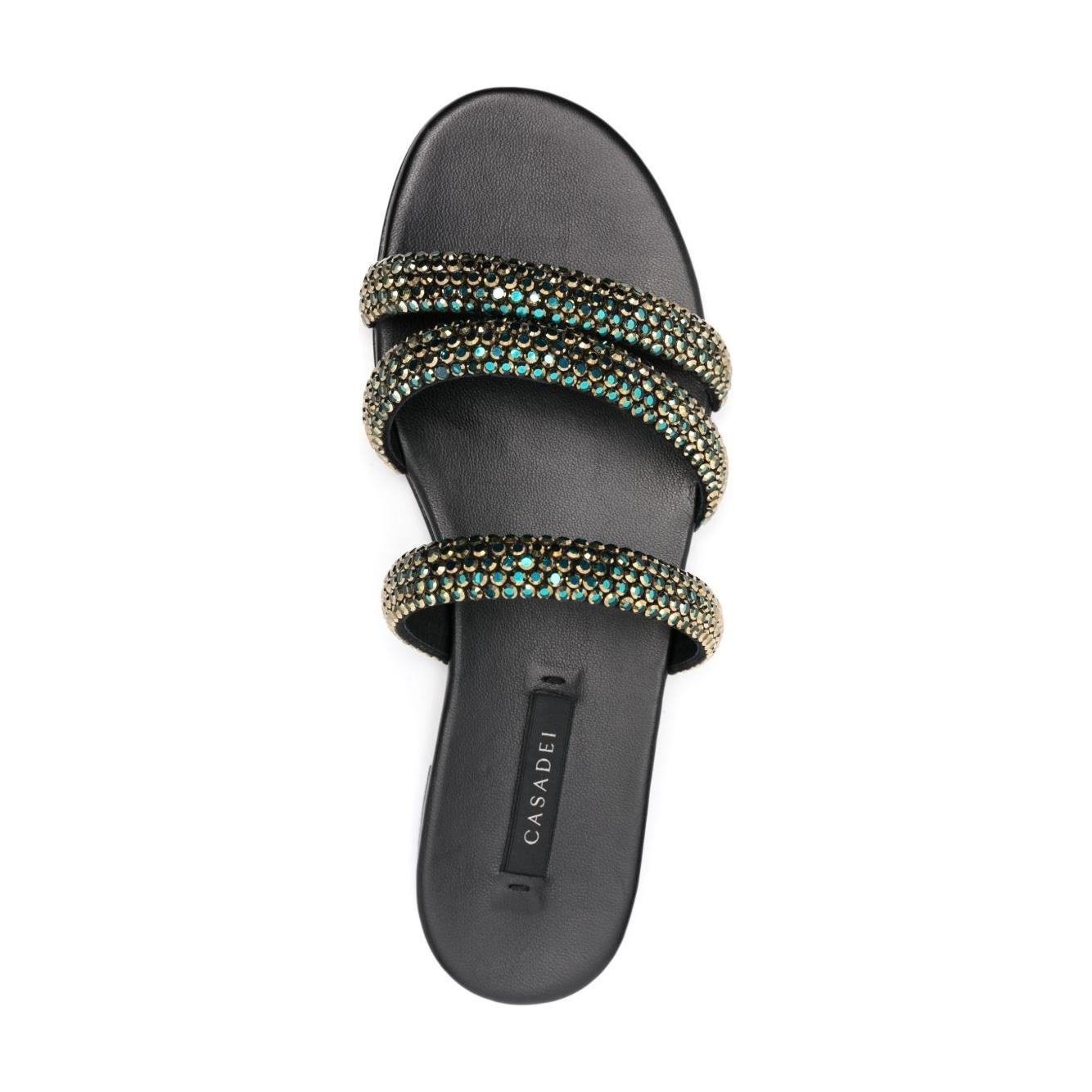 Casadei Sandals Black Sandals Casadei Dark Slate Gray