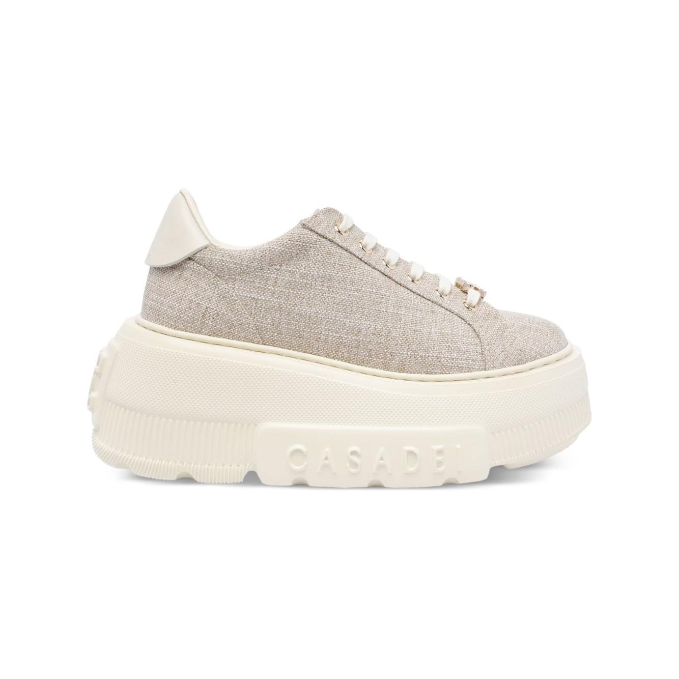 Casadei Sneakers Golden Sneakers Casadei Light Gray
