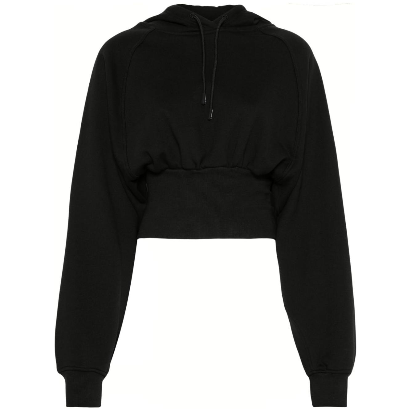 Adidas By Stella McCartney crop hoodie Topwear Adidas By Stella McCartney Black