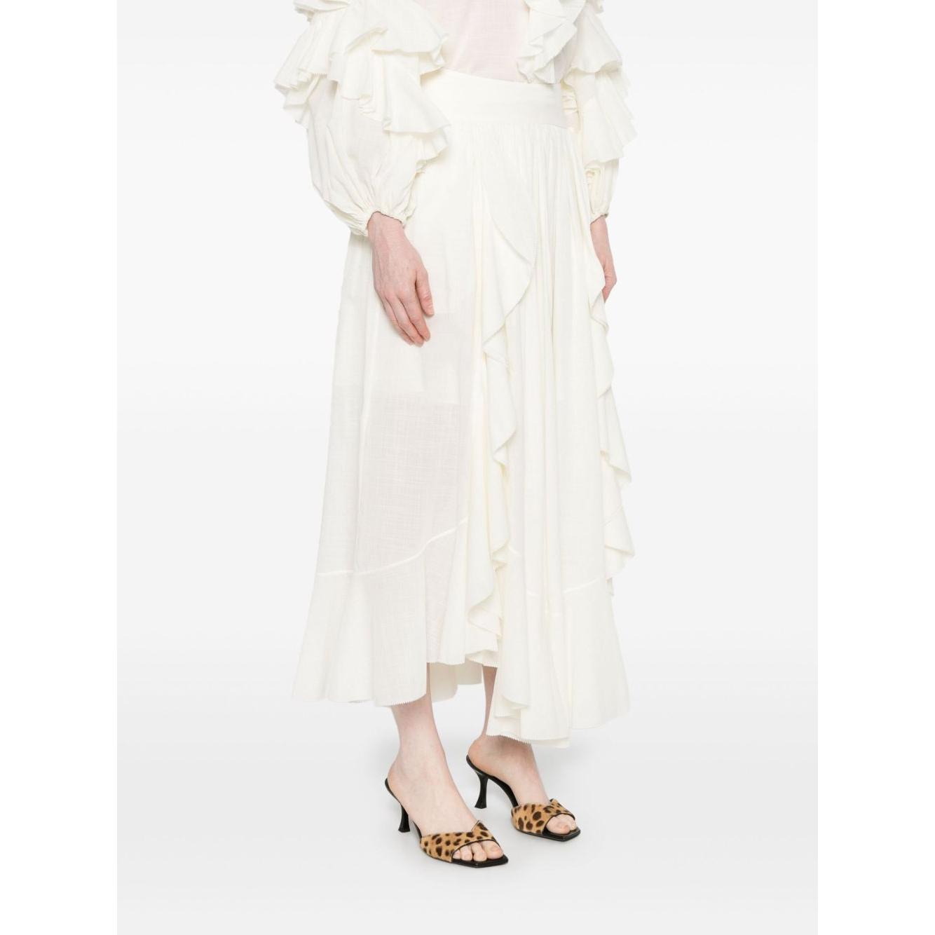 Zimmermann Skirts White Skirts Zimmermann White Smoke