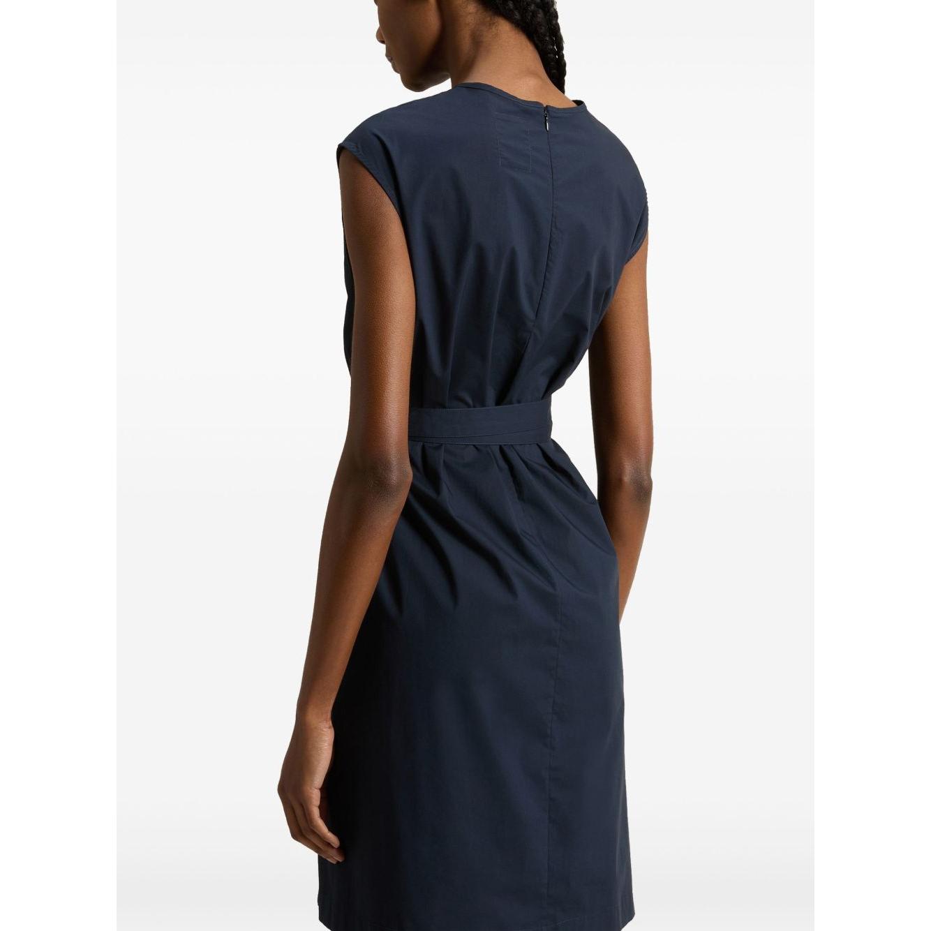Woolrich belted waist dress Dresses Woolrich White Smoke