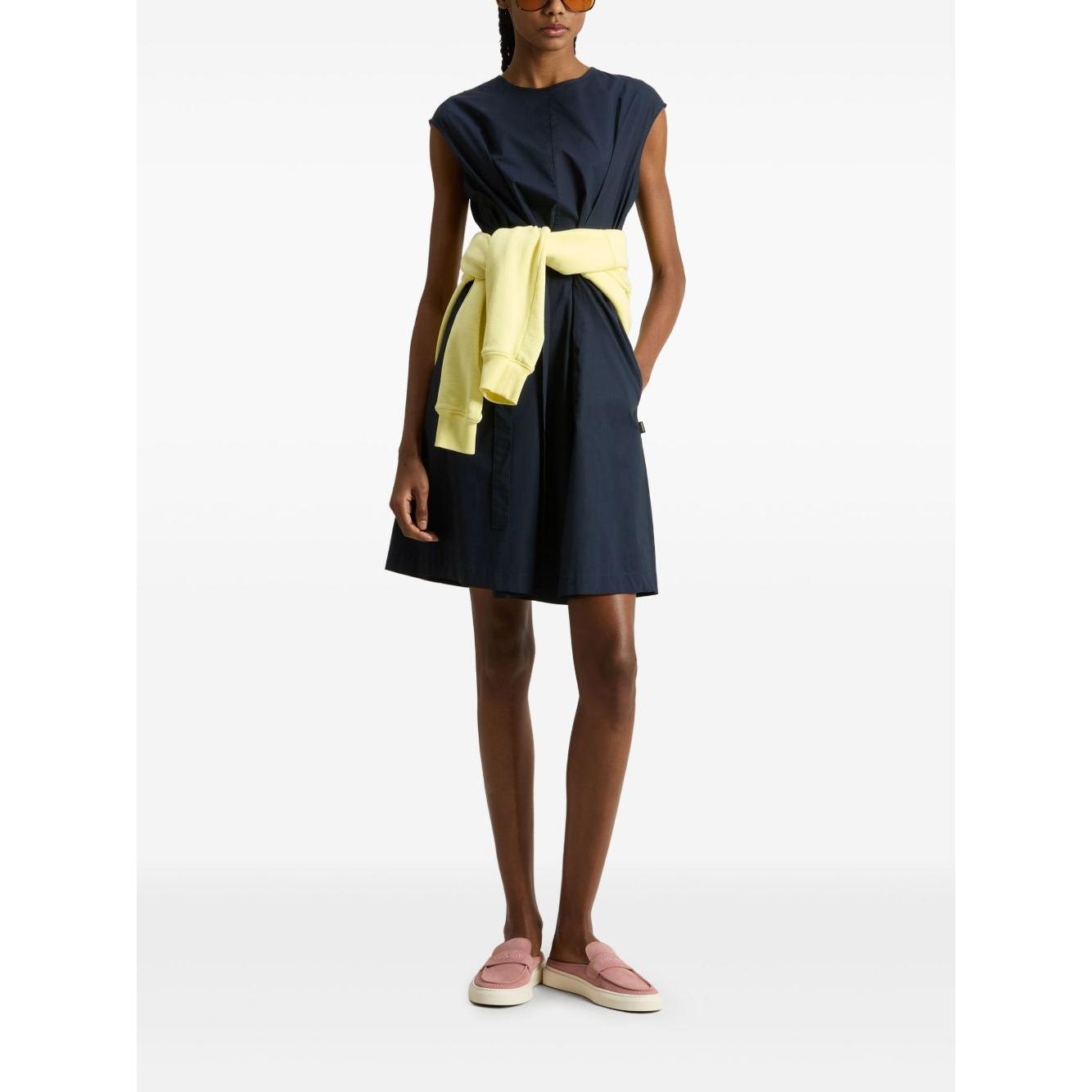Woolrich belted waist dress Dresses Woolrich White Smoke