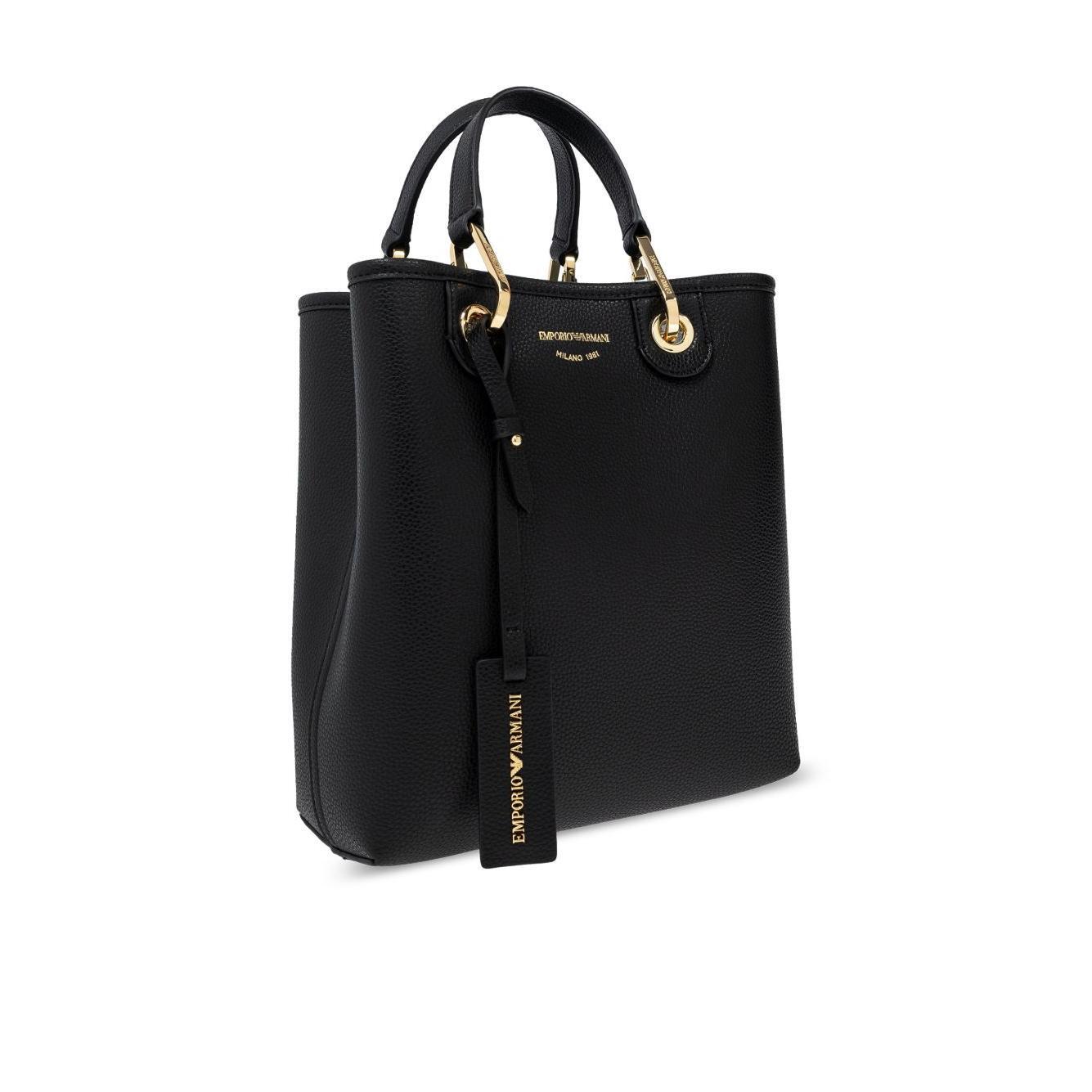 Emporio Armani Deer-print MyEA vertical shopper bag EW000362AF12103MC032-P25