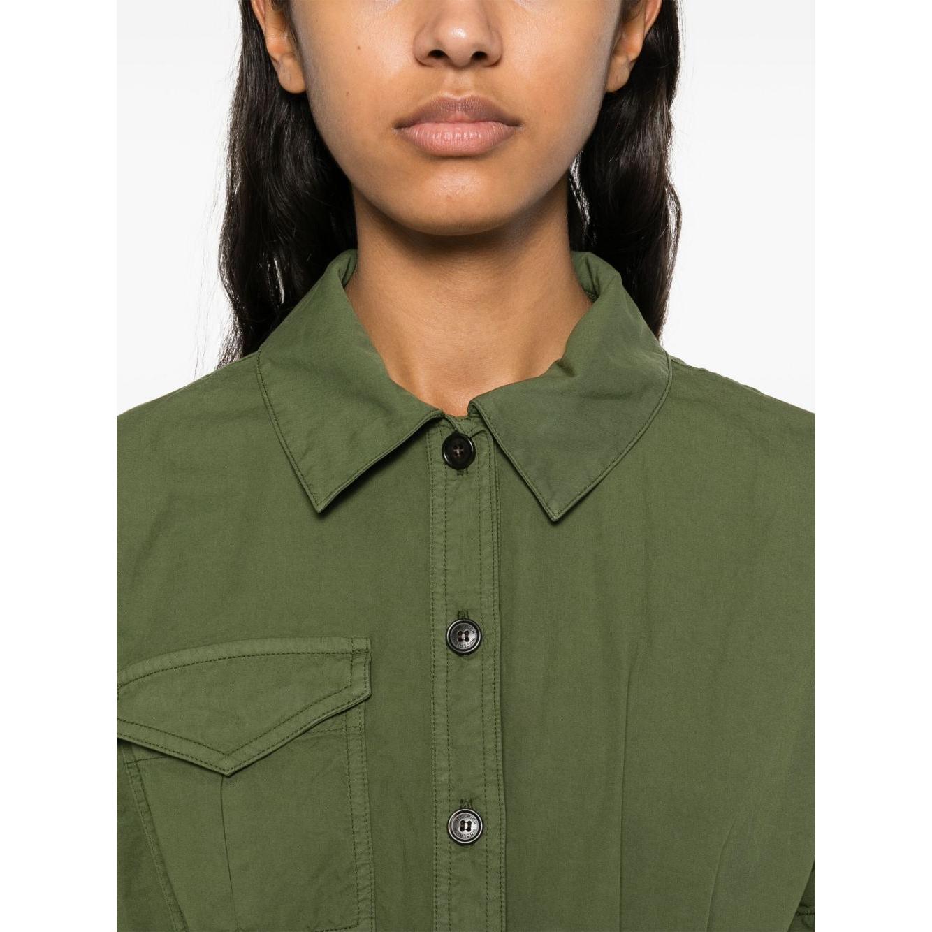 Woolrich belted waist shirt dress Dresses Woolrich Dark Olive Green