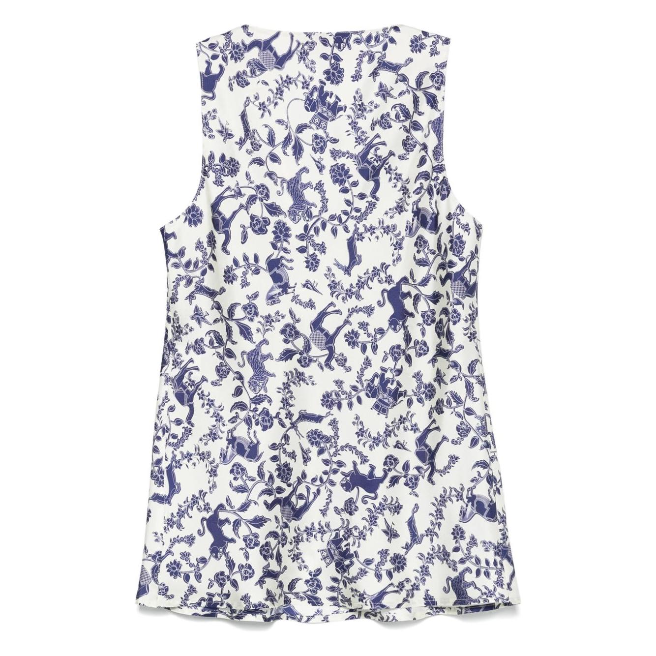 Alberto Biani tank top with print Topwear Alberto Biani Lavender