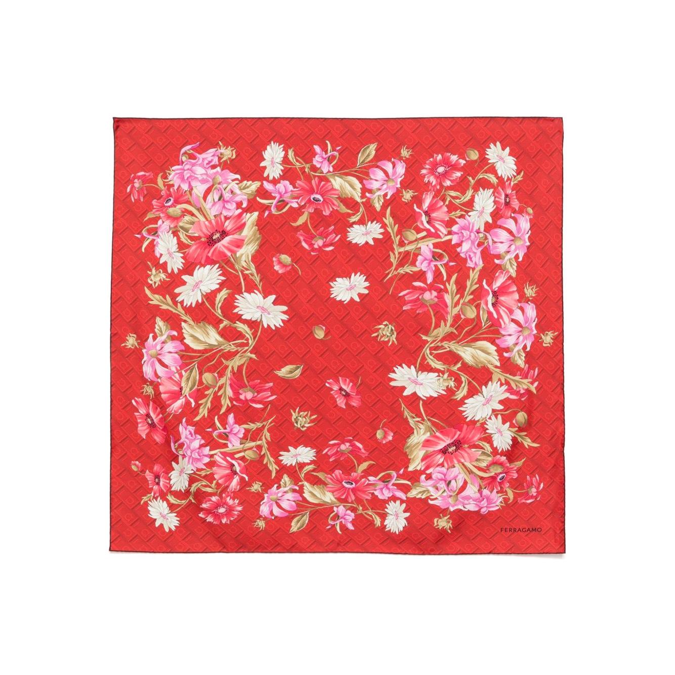 Ferragamo Scarfs Red Scarves Hats & Gloves Ferragamo Tomato