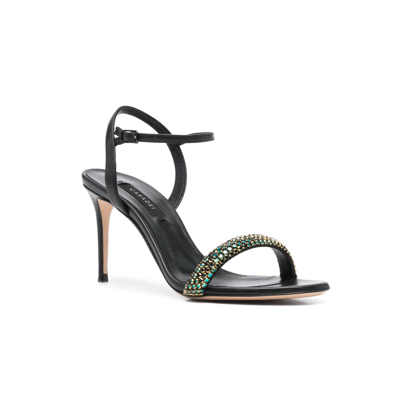 Casadei Sandals Black Sandals Casadei Dark Slate Gray