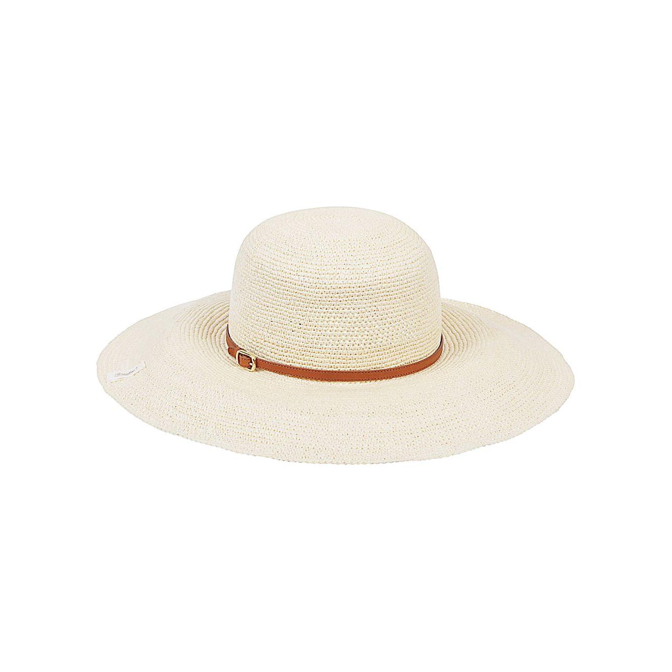Borsalino Hats Beige Scarves Hats & Gloves Borsalino Antique White