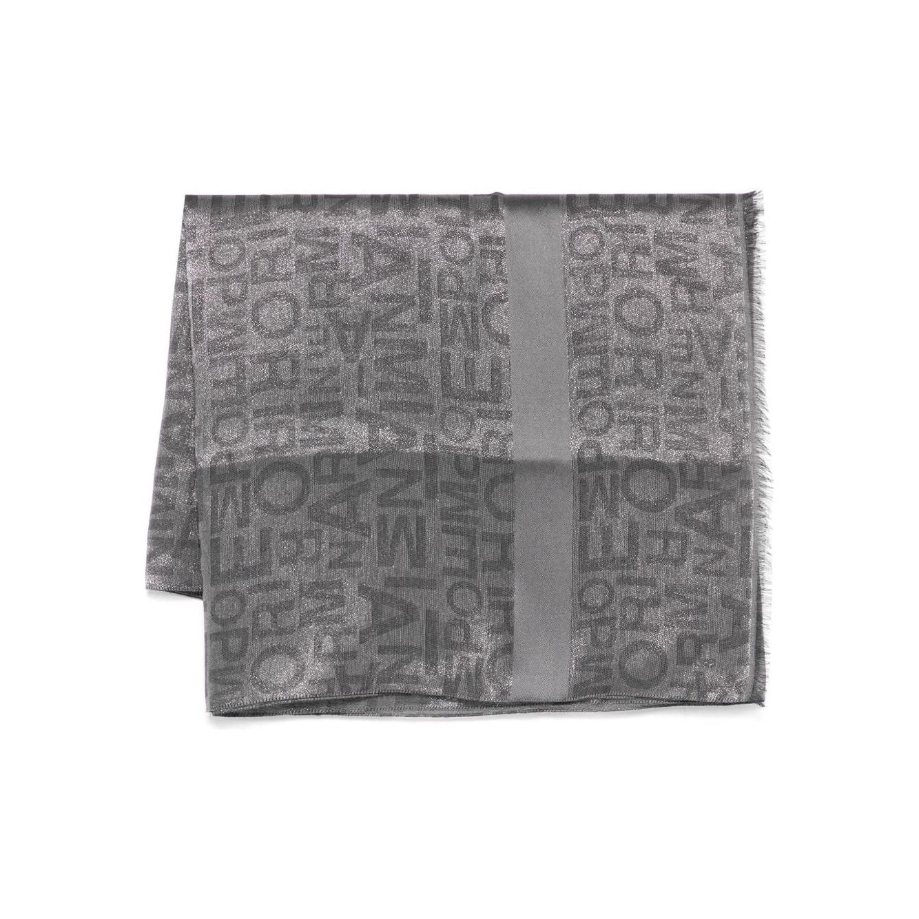 Emporio Armani Scarfs Black Scarves Hats & Gloves Emporio Armani Dim Gray