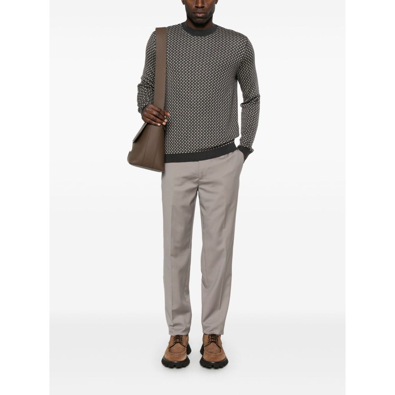Emporio Armani Trousers Dove Grey Trousers