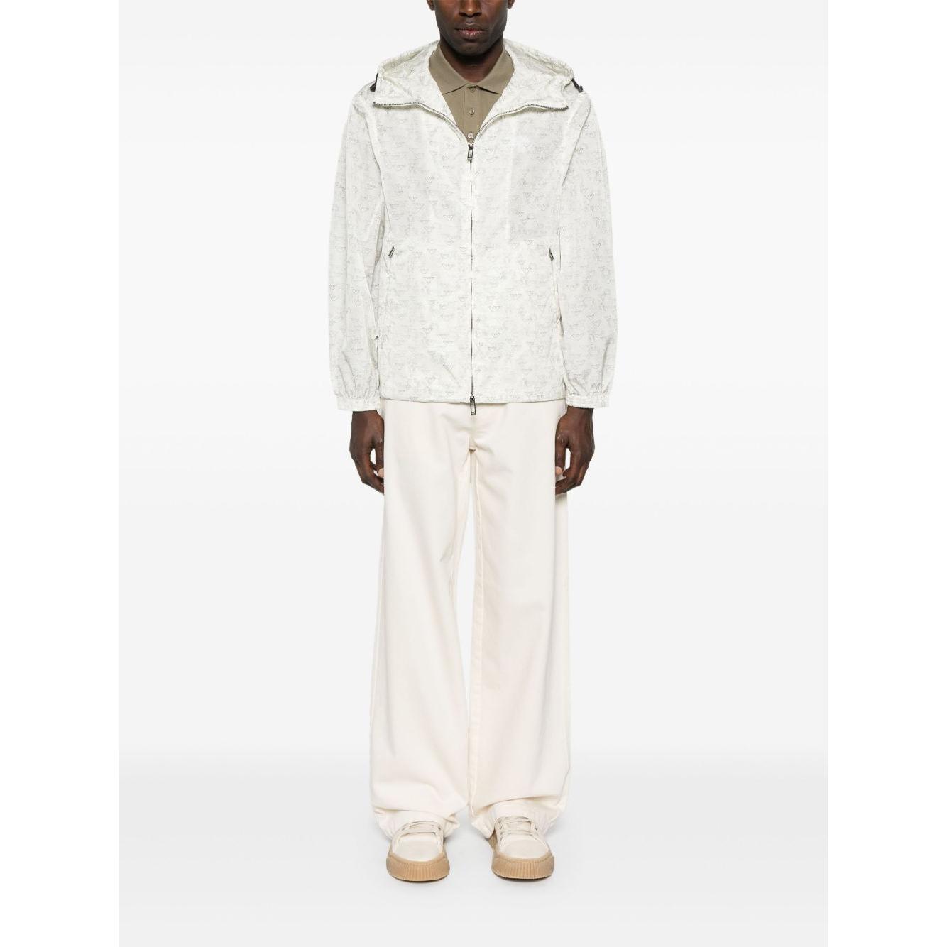 Emporio Armani Coats White