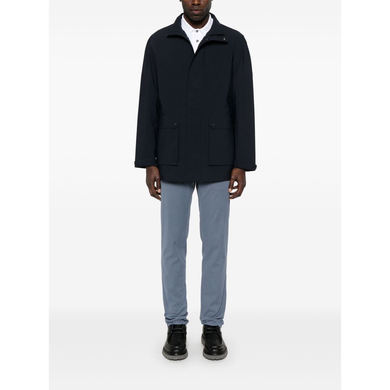 EMPORIO ARMANI CAPSULE Coats Blue Jackets