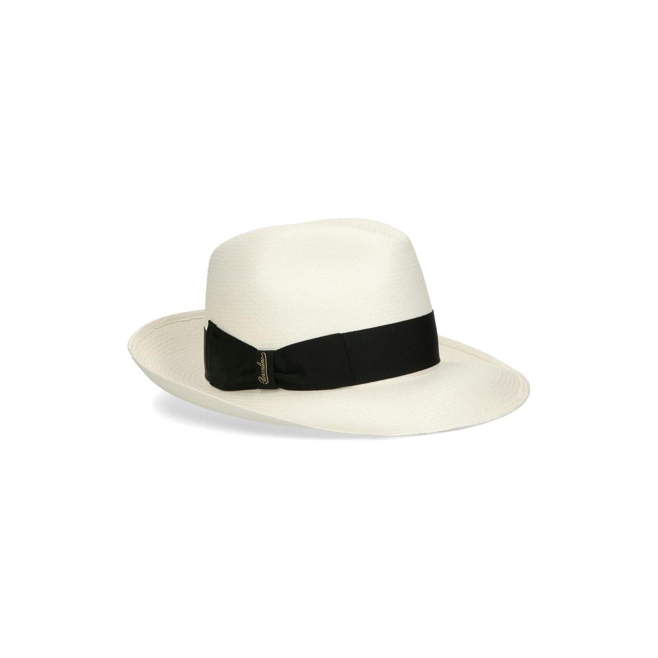 Borsalino Hats Black Scarves Hats & Gloves Borsalino Antique White