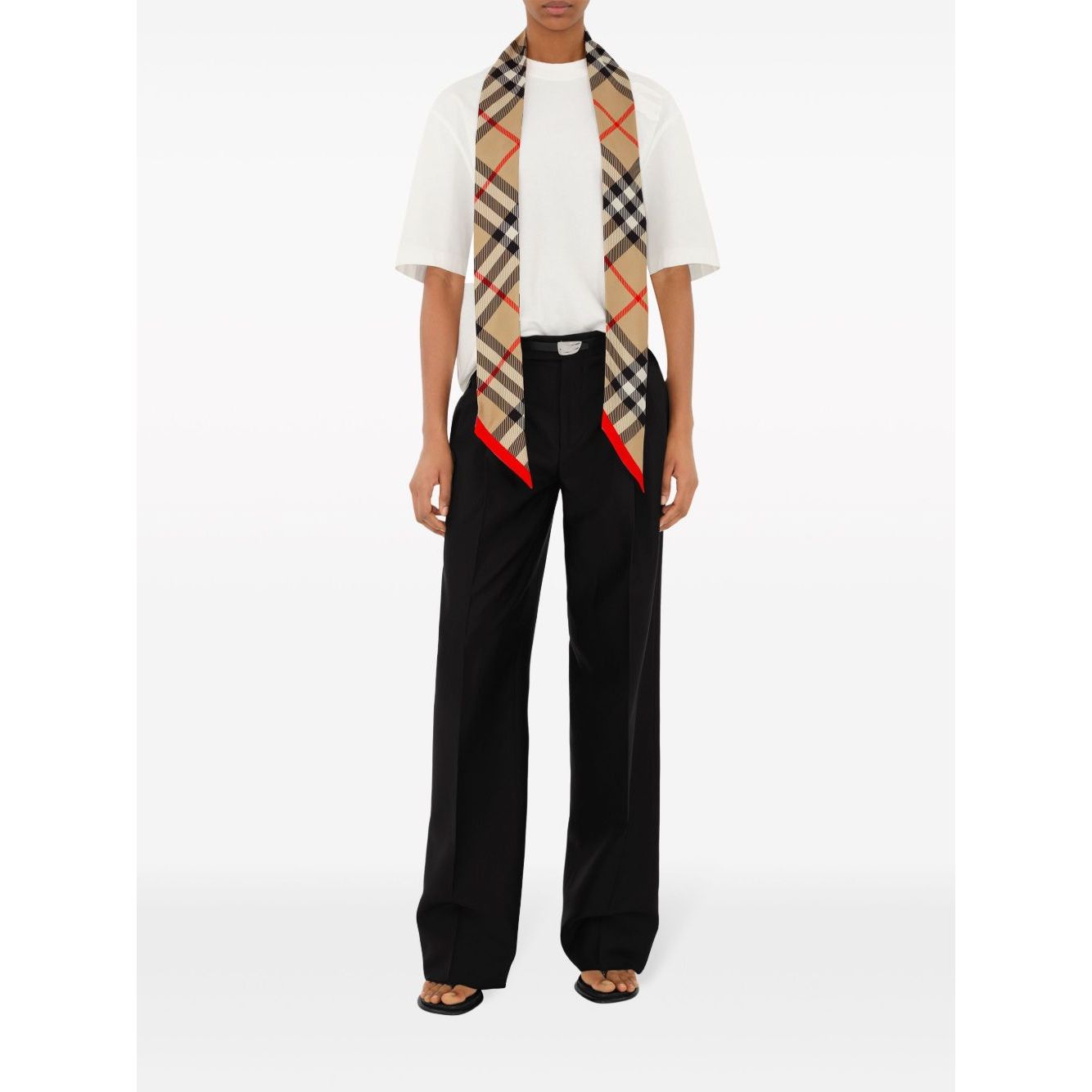 Burberry Check silk foulard Scarves Hats & Gloves