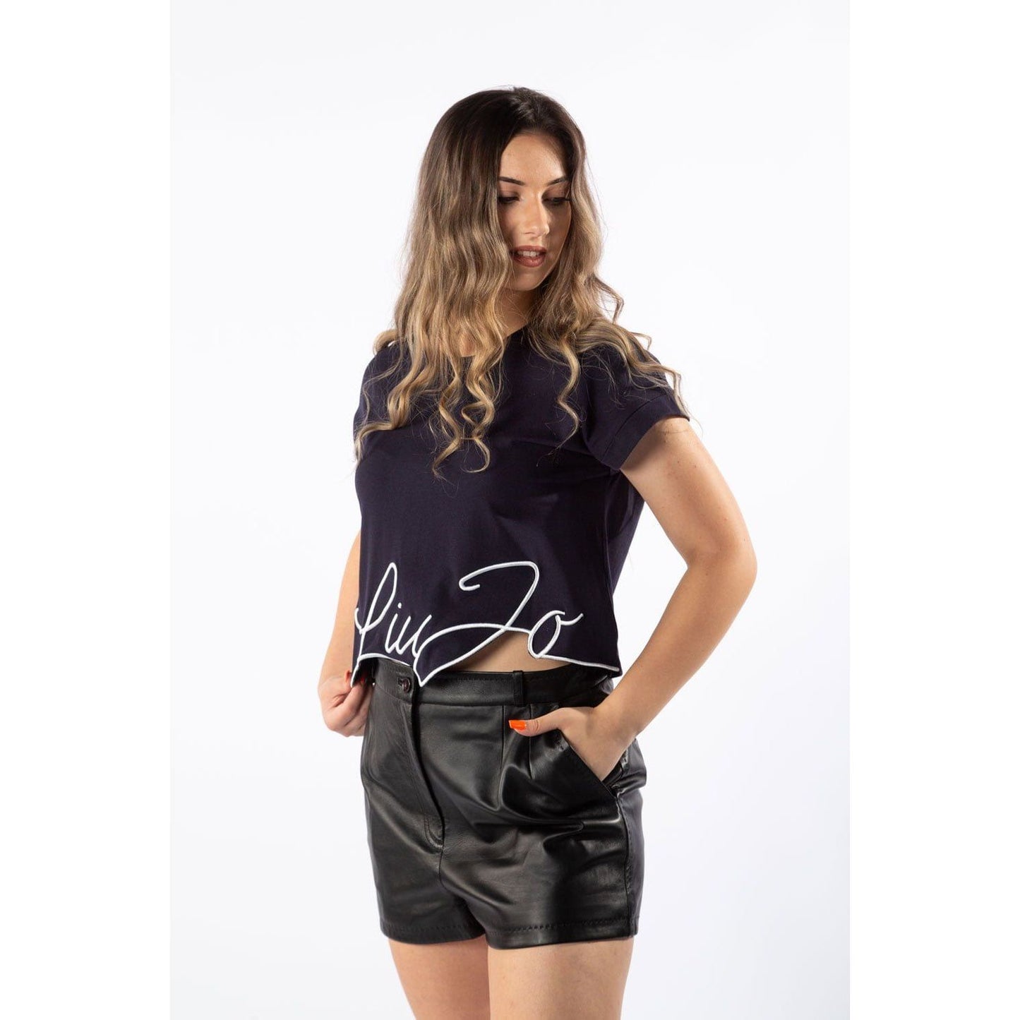 Dolce & Gabbana Black Lambskin Short