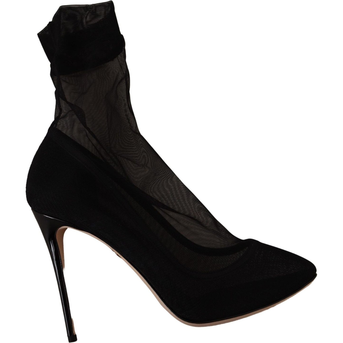 Dolce & Gabbana Elegant Stretch Sock Boot Pumps Dolce & Gabbana Black