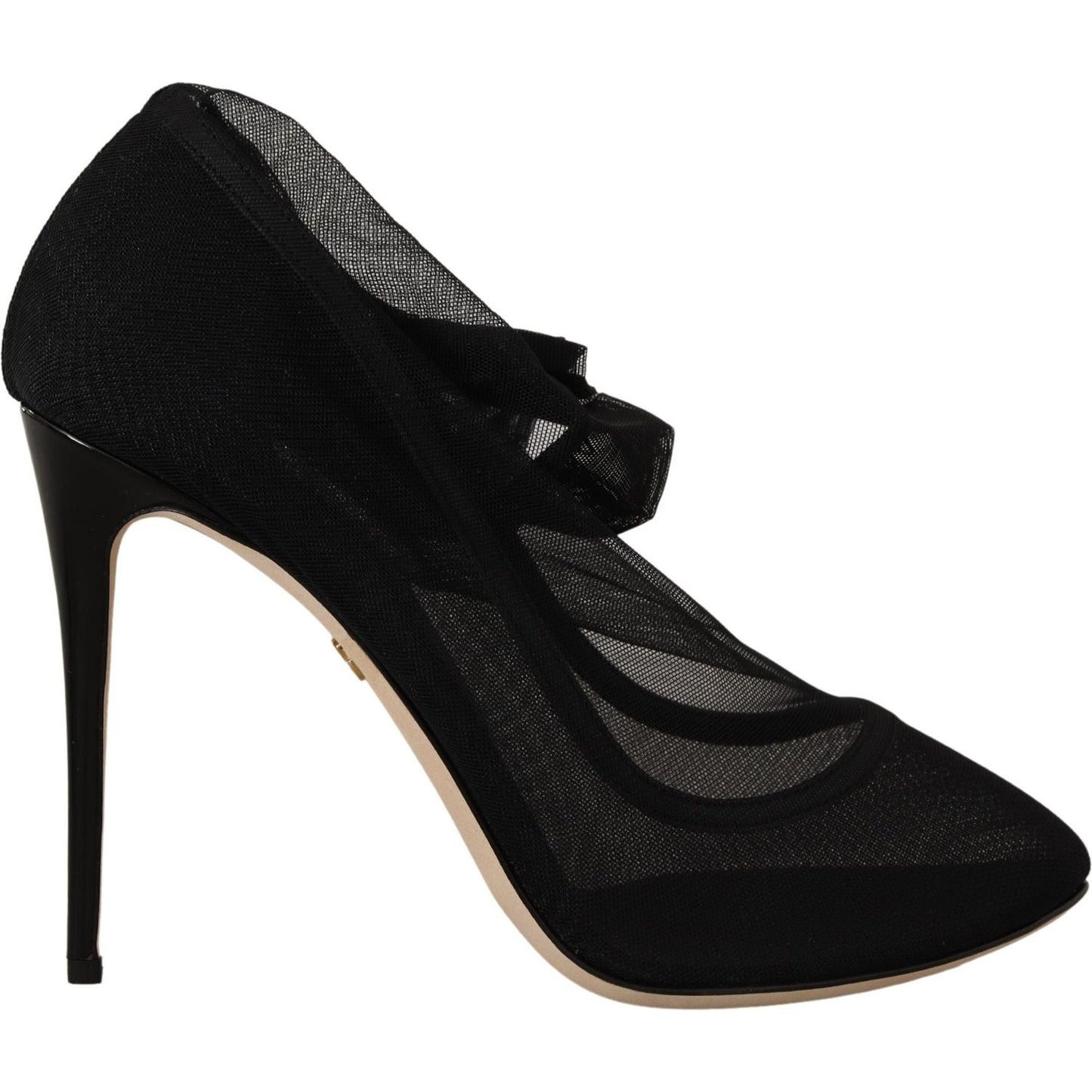 Dolce & Gabbana Elegant Stretch Sock Boot Pumps Dolce & Gabbana Black