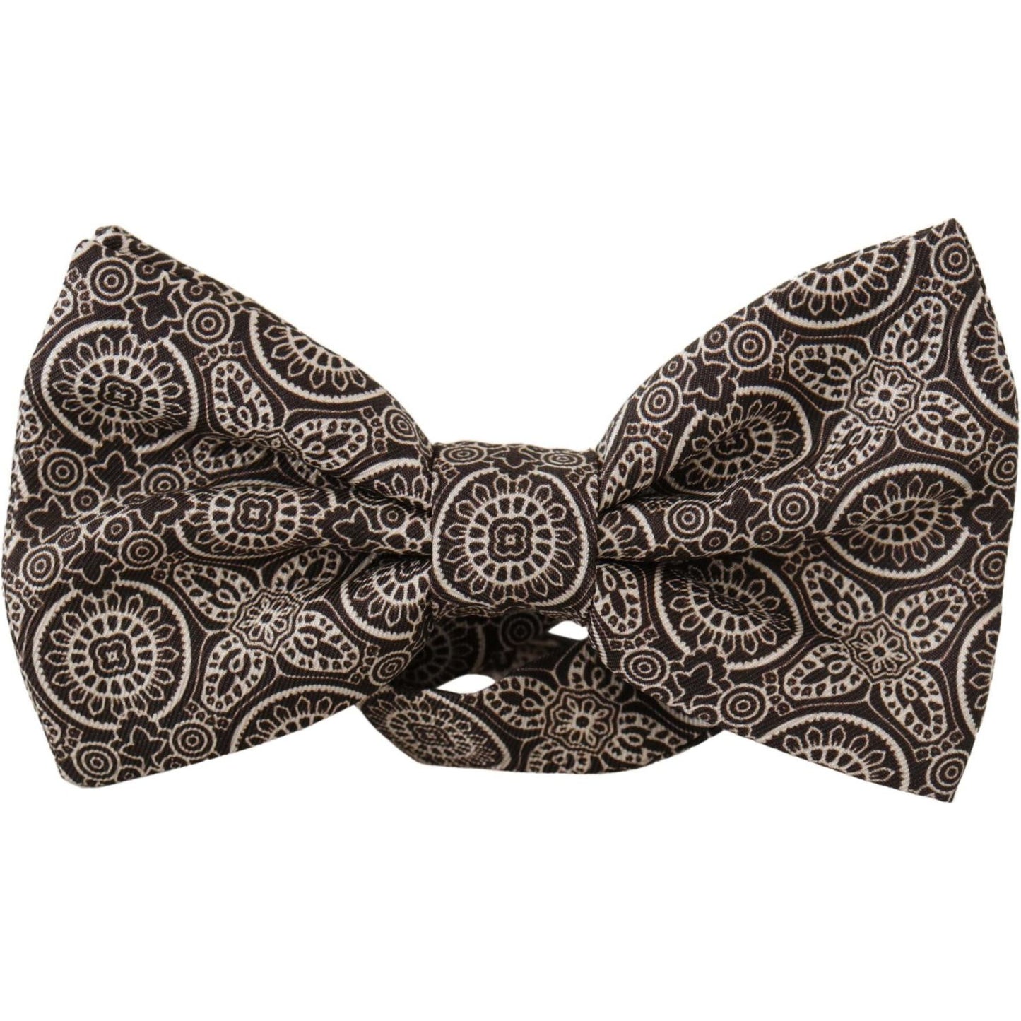 Dolce & Gabbana Elegant Silk Black & White Bow Tie Dolce & Gabbana Dark Slate Gray