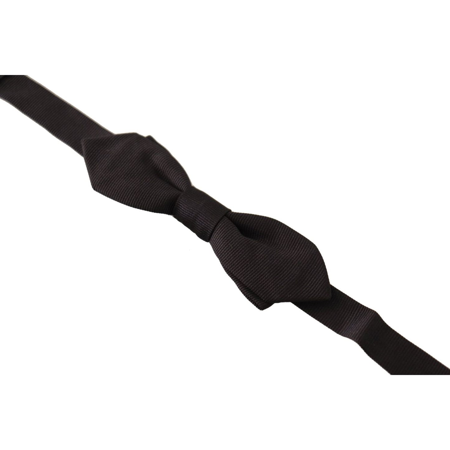 Dolce & Gabbana Elegant Black Silk Bow Tie Dolce & Gabbana Black