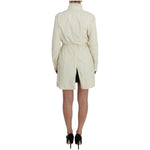 P.A.R.O.S.H. Beige Weather Proof Trench Jacket Coat SIG32536-2
