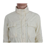 P.A.R.O.S.H. Beige Weather Proof Trench Jacket Coat SIG32536-2