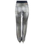 Ermanno Scervino Gray Cotton Blend Loose Fit Boyfriend Jeans SIG30293-1