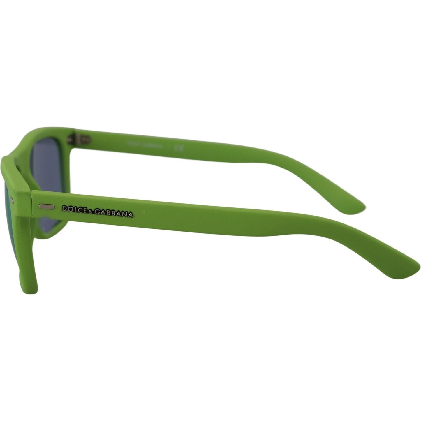 Dolce & Gabbana Green Rubber Full Rim Frame Shades DG6095 Acid Sunglasses