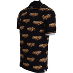 Dolce & Gabbana Black Car Print Short Sleeve Polo T-shirt MAN T-SHIRTS