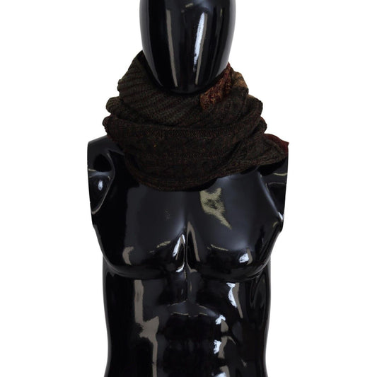 Dolce & Gabbana Multicolor Knitted Men Neck Wrap Shawl Scarf