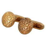 Dolce & Gabbana Gold Plated Brass Round Pin Men Cufflinks SMY100976