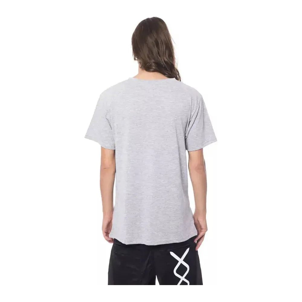 Nicolo Tonetto Gray Cotton Men T-Shirt NI-12973-M