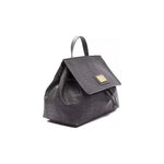 Pompei Donatella Gray Leather Women Shoulder Bag PO-5825