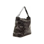 Pompei Donatella Gray Leather Women Shoulder Bag PO-5787