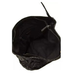 Pompei Donatella Gray Leather Women Shoulder Bag PO-5787