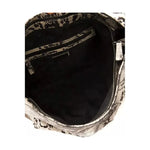 Pompei Donatella Gray Leather Women Shoulder Bag PO-5785