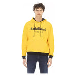 Baldinini Trend Yellow Cotton Men Sweater BA-22609-L