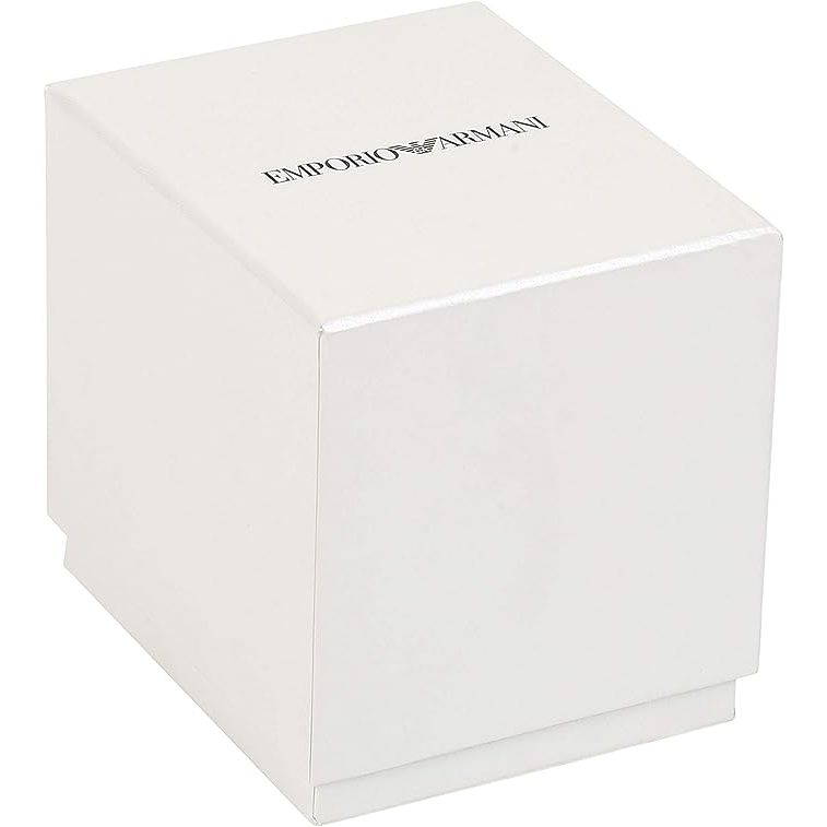 Emporio Armani Silver Steel Quartz Watch