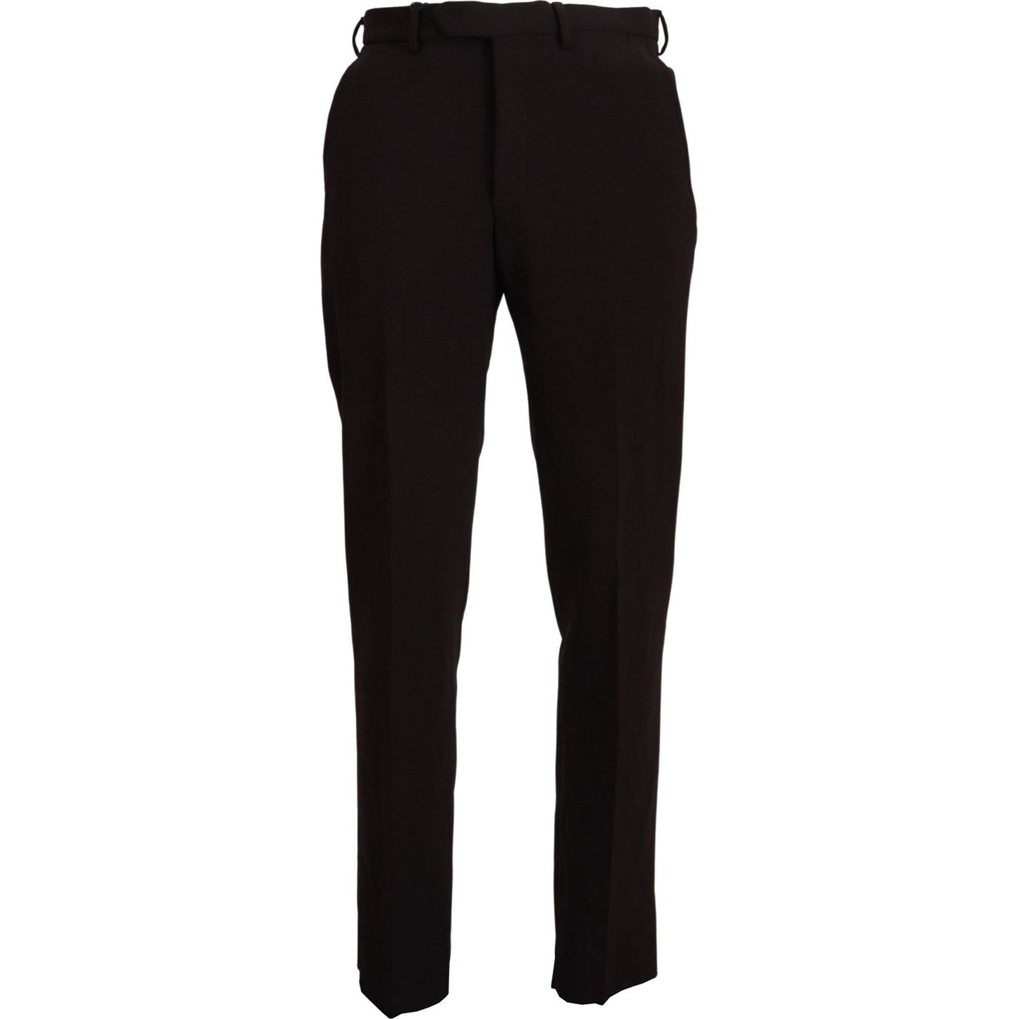 BENCIVENGA Elegant Italian Brown Pants for Men BENCIVENGA Black